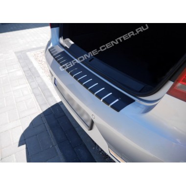 Накладка на задний бампер (carbon) VW Passat B7 бренд – Alu-Frost (Польша) главное фото